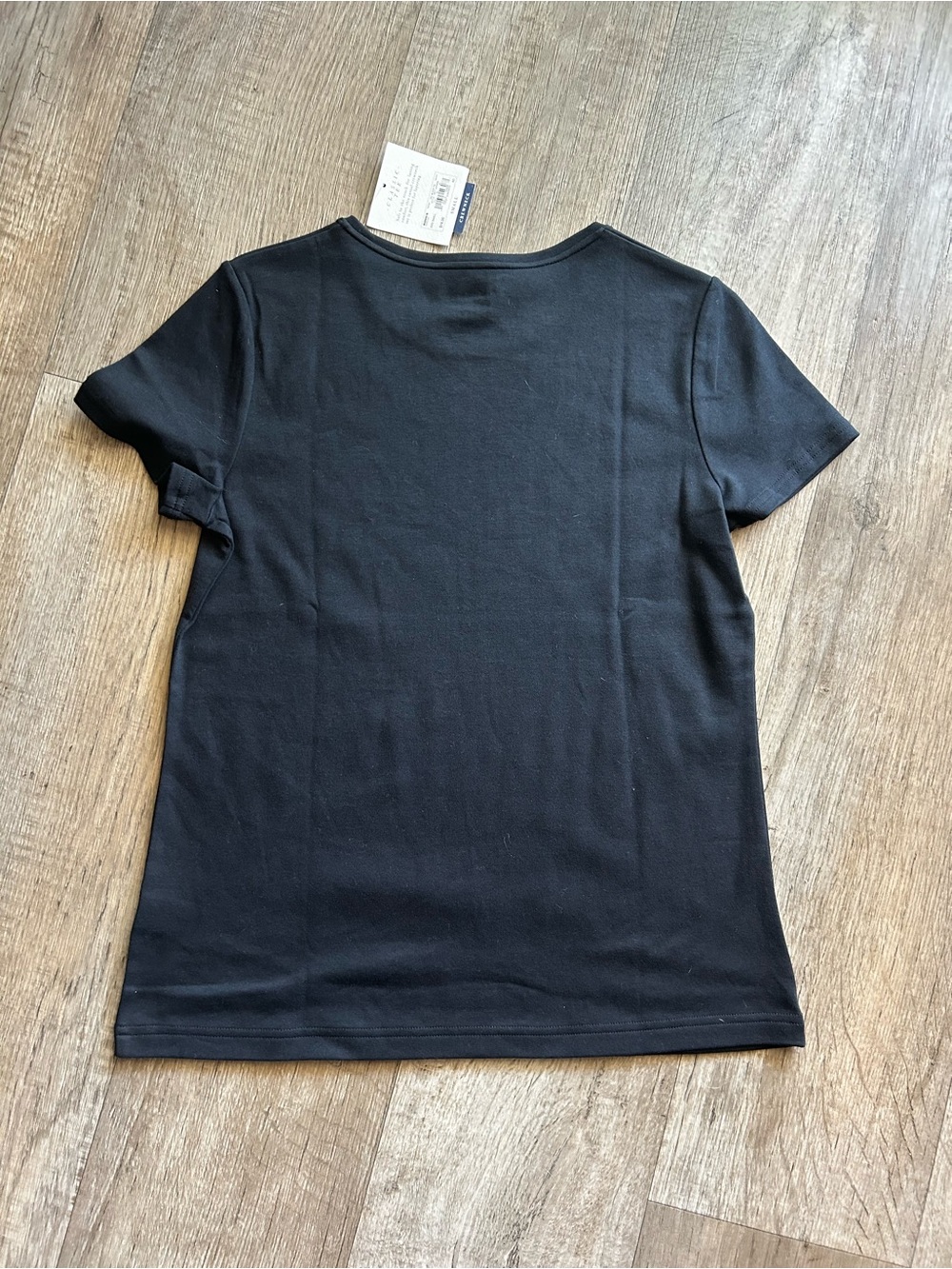 croft & barrow NWT Navy and Black Short Sleeve Crew Neck Tee Set - Picture 3 of 7
